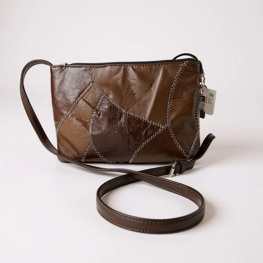 Jacklyn Smith Crossbody Bag - Vintage With Original Tag! Genuine leather - Picture 2 of 9